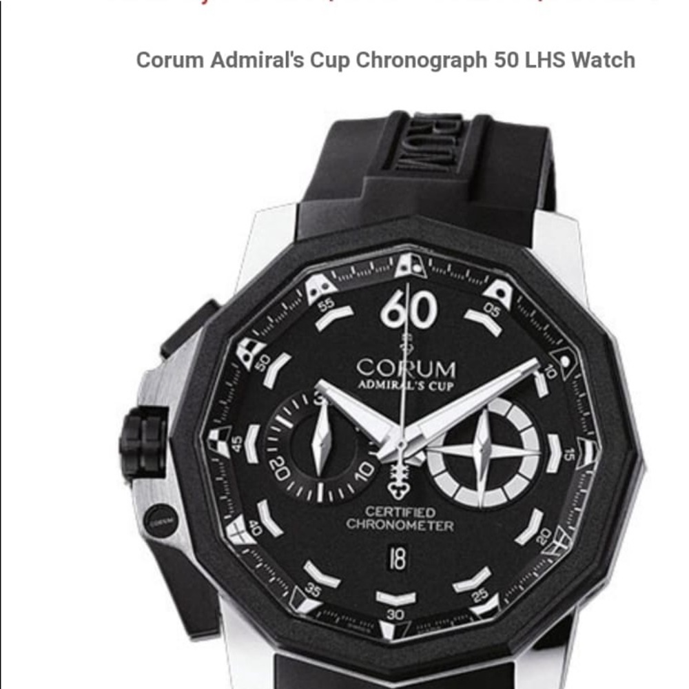 Corum Admirals Cup Seafender 50mm watch 😘❤️❤️🤗🤗 - Picture 10 of 11